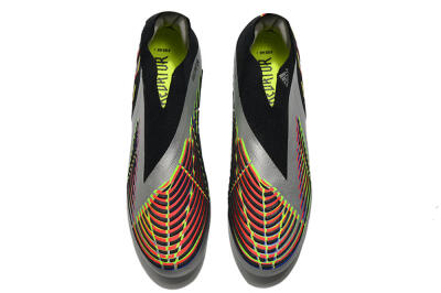 Adidas Predator FIFA World Cup Qatar 2022 Edge+ FG Firm Ground Soccer Cleats - Silver/Black