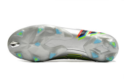 Adidas Predator FIFA World Cup Qatar 2022 Edge+ FG Firm Ground Soccer Cleats - Silver/Black