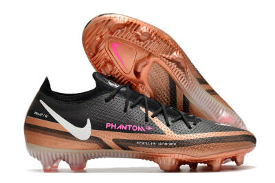 Nike Phantom GT Elite FG Firm Ground Soccer Cleats - Black/Gold/White