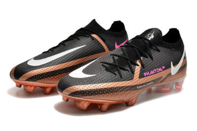 Nike Phantom GT Elite FG Firm Ground Soccer Cleats - Black/Gold/White