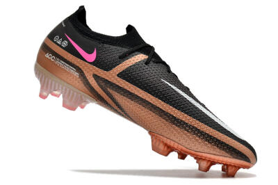 Nike Phantom GT Elite FG Firm Ground Soccer Cleats - Black/Gold/White