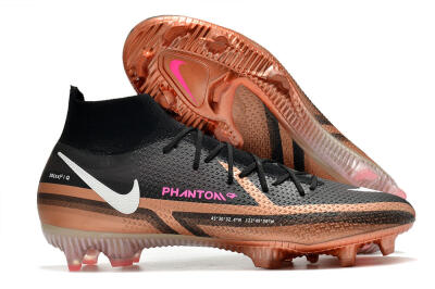 Nike Phantom GT 2 DF Elite FG Firm Ground Soccer Cleats - Black/Gold/White