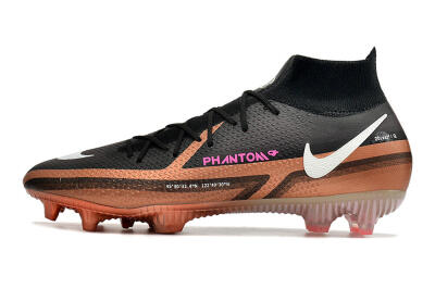 Nike Phantom GT 2 DF Elite FG Firm Ground Soccer Cleats - Black/Gold/White