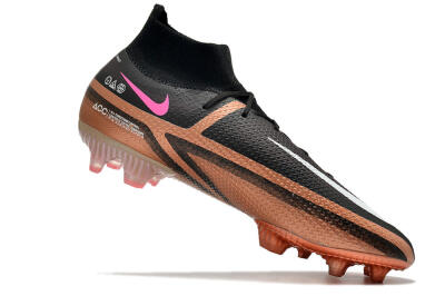 Nike Phantom GT 2 DF Elite FG Firm Ground Soccer Cleats - Black/Gold/White