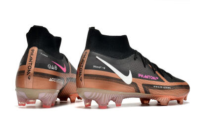 Nike Phantom GT 2 DF Elite FG Firm Ground Soccer Cleats - Black/Gold/White