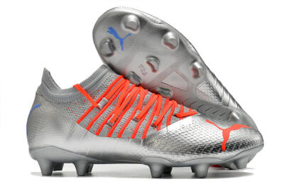 Puma Future Z 1.3 Instinct FG Firm Ground Soccer Cleats - Silver/Blue