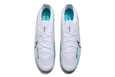 Nike Air Zoom Mercurial Vapor 15 Elite FG Firm Ground Soccer Cleats - White/Blue/Pink