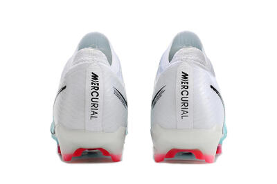 Nike Air Zoom Mercurial Vapor 15 Elite FG Firm Ground Soccer Cleats - White/Blue/Pink
