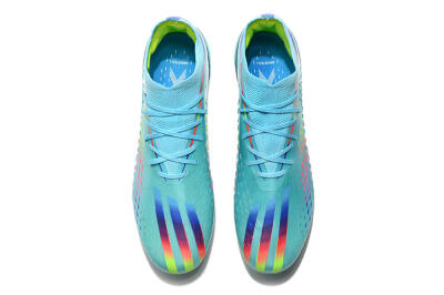 Adidas x Speedportal.1 2022 World Cup Boots FG Firm Ground Soccer Cleats - Blue/Green/Red