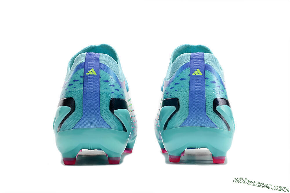 Adidas x Speedportal.1 2022 World Cup Boots FG Firm Ground Soccer Cleats - Blue/Green/Red 6