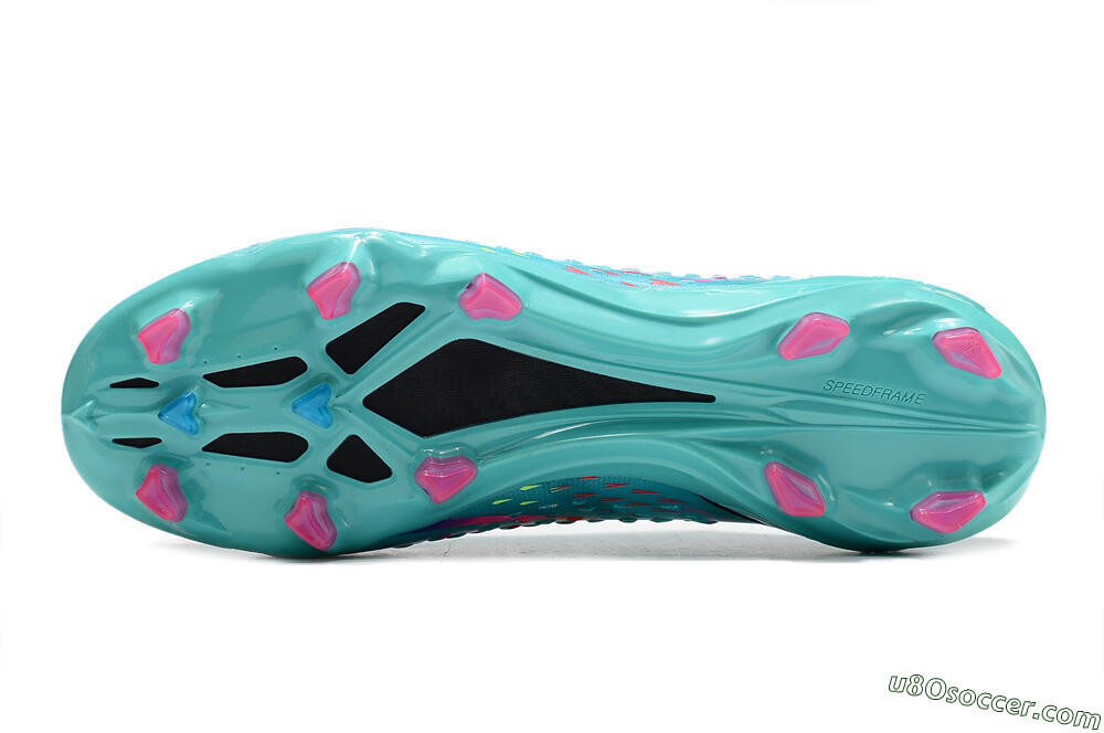 Adidas x Speedportal.1 2022 World Cup Boots FG Firm Ground Soccer Cleats - Blue/Green/Red 7