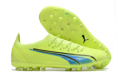 Puma Ultra Ultimate MG Multi Ground Soccer Cleats - Green/Blue/Black
