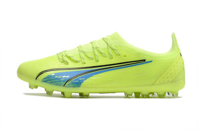 Puma Ultra Ultimate MG Multi Ground Soccer Cleats - Green/Blue/Black