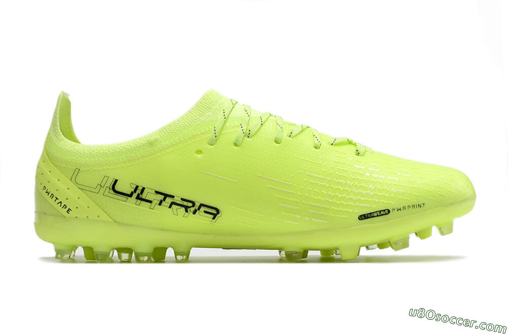 Puma Ultra Ultimate MG Multi Ground Soccer Cleats - Green/Blue/Black 4