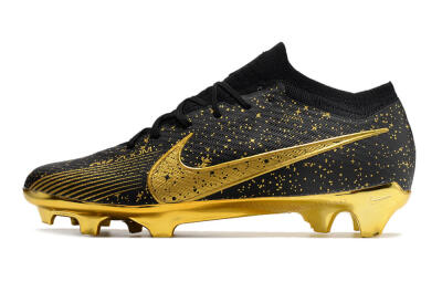 Nike Air Zoom Mercurial Vapor 15 Elite FG Firm Ground Soccer Cleats - Black/Gold