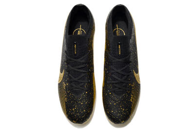 Nike Air Zoom Mercurial Vapor 15 Elite FG Firm Ground Soccer Cleats - Black/Gold