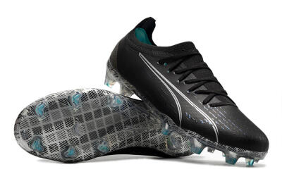 Puma Ultra Ultimate FG Firm Ground Soccer Cleats - Black/White/Blue