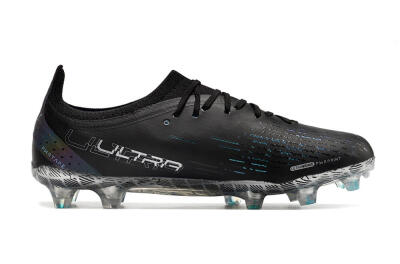 Puma Ultra Ultimate FG Firm Ground Soccer Cleats - Black/White/Blue