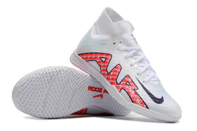 Nike Air Zoom Mercurial Superfly 9 Elite IC Futsal/Indoor Soccer Shoes - White/Red/Black