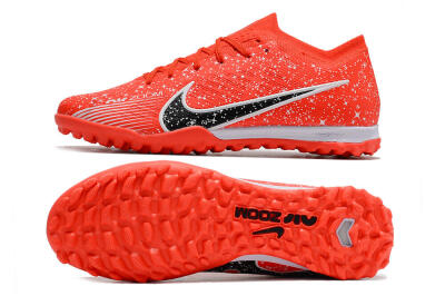 Nike Air Zoom Mercurial Vapor 15 Elidte TF Artificial Turf Soccer Shoes - Red/Black/White