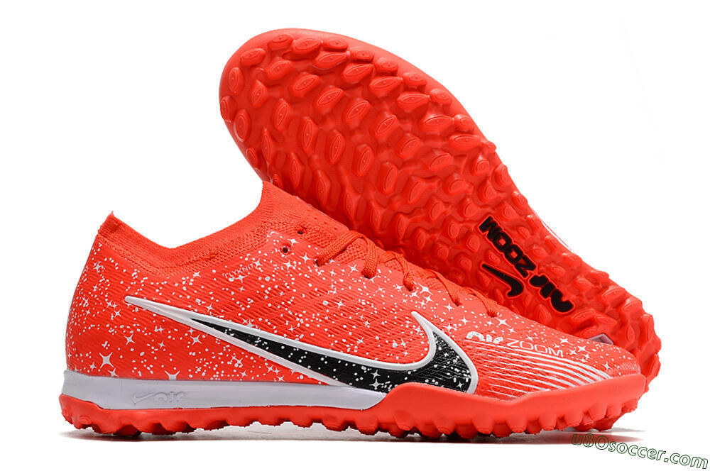 Nike Air Zoom Mercurial Vapor 15 Elidte TF Artificial Turf Soccer Shoes - Red/Black/White 1