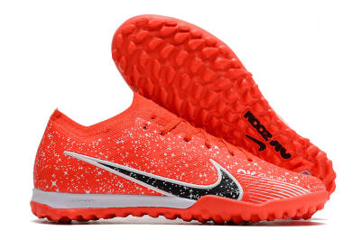 Nike Air Zoom Mercurial Vapor 15 Elidte TF Artificial Turf Soccer Shoes - Red/Black/White