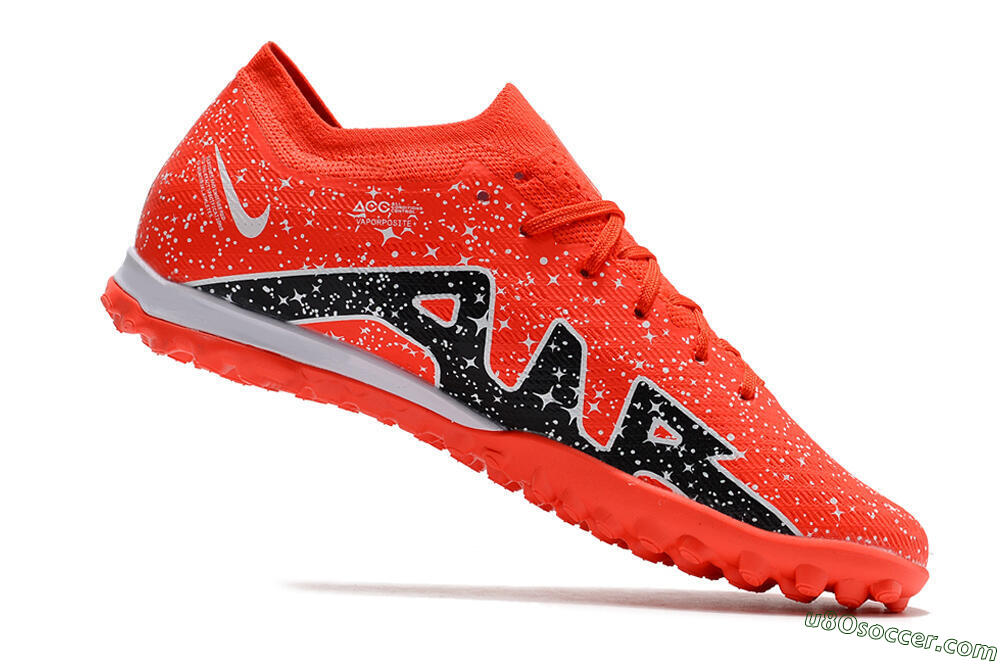 Nike Air Zoom Mercurial Vapor 15 Elidte TF Artificial Turf Soccer Shoes - Red/Black/White 4