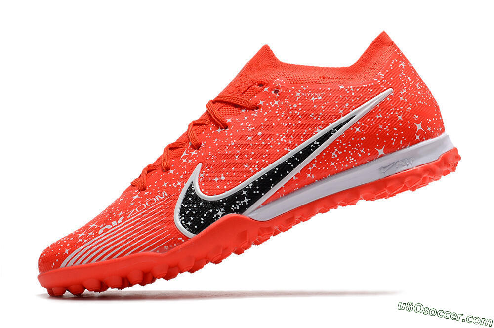 Nike Air Zoom Mercurial Vapor 15 Elidte TF Artificial Turf Soccer Shoes - Red/Black/White 5