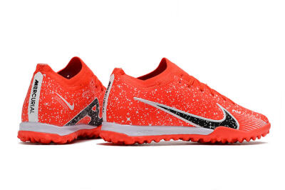 Nike Air Zoom Mercurial Vapor 15 Elidte TF Artificial Turf Soccer Shoes - Red/Black/White