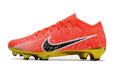 Nike Air Zoom Mercurial Vapor 15 Elite FG Firm Ground Soccer Cleats - Red/Black/White