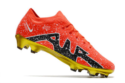 Nike Air Zoom Mercurial Vapor 15 Elite FG Firm Ground Soccer Cleats - Red/Black/White