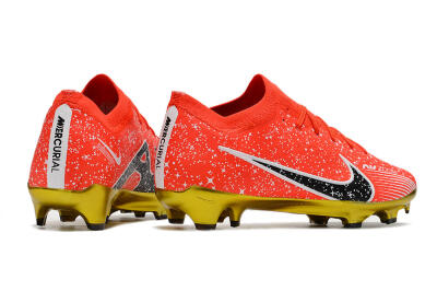 Nike Air Zoom Mercurial Vapor 15 Elite FG Firm Ground Soccer Cleats - Red/Black/White