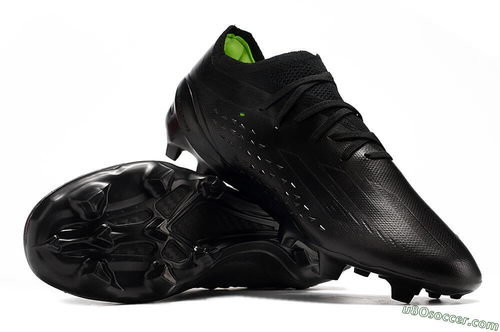 Adidas X Speedportal .1 2022 World Cup Boots FG Firm Ground Soccer Cleats - Black/Black 3