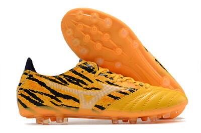 Mizuno Morelia Neo AG Artificial Grass Soccer Cleats - Yellow/Black