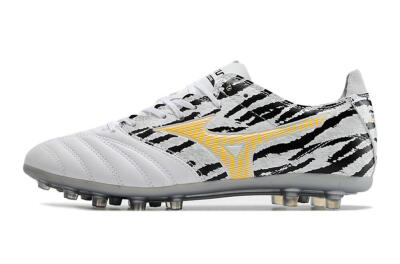 Mizuno Morelia Neo AG Artificial Grass Soccer Cleats - White/Black