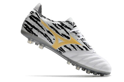 Mizuno Morelia Neo AG Artificial Grass Soccer Cleats - White/Black