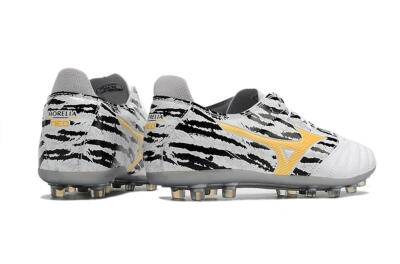Mizuno Morelia Neo AG Artificial Grass Soccer Cleats - White/Black