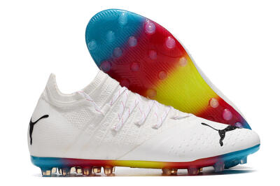 Puma Future Z 1.3 Instinct MG Multi Ground Soccer Cleats - White/Black