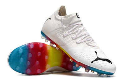 Puma Future Z 1.3 Instinct MG Multi Ground Soccer Cleats - White/Black