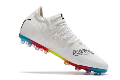 Puma Future Z 1.3 Instinct MG Multi Ground Soccer Cleats - White/Black