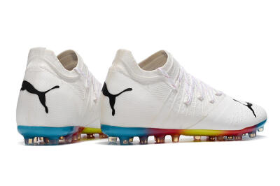 Puma Future Z 1.3 Instinct MG Multi Ground Soccer Cleats - White/Black