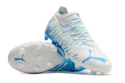 Puma Future Z 1.3 FG Firm Ground Soccer Cleats - White/Blue