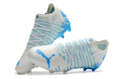 Puma Future Z 1.3 FG Firm Ground Soccer Cleats - White/Blue