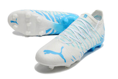 Puma Future Z 1.3 FG Firm Ground Soccer Cleats - White/Blue