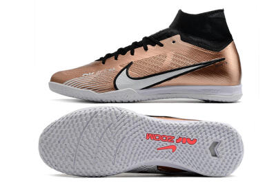 Nike Mercurial Superfly 9 Elite IC Futsal/Indoor Soccer Shoes - Gold/Black/White