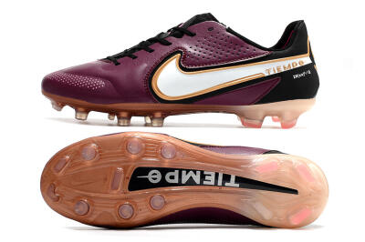 Nike Tiempo Legend 9 Elite FG Firm Ground Soccer Cleats - Red/Black/White