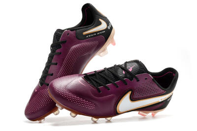 Nike Tiempo Legend 9 Elite FG Firm Ground Soccer Cleats - Red/Black/White