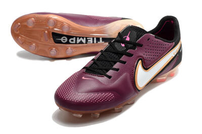 Nike Tiempo Legend 9 Elite FG Firm Ground Soccer Cleats - Red/Black/White
