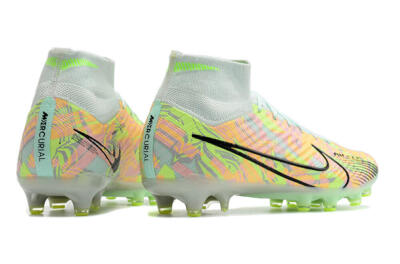 Nike Air Zoom Mercurial Superfly 9 Elite AG Artificial Grass Soccer Cleats - Green/Orange