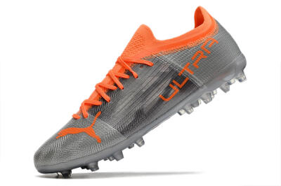Puma Ultra 1.4 MG Multi Ground Soccer Cleats - Silver/Orange